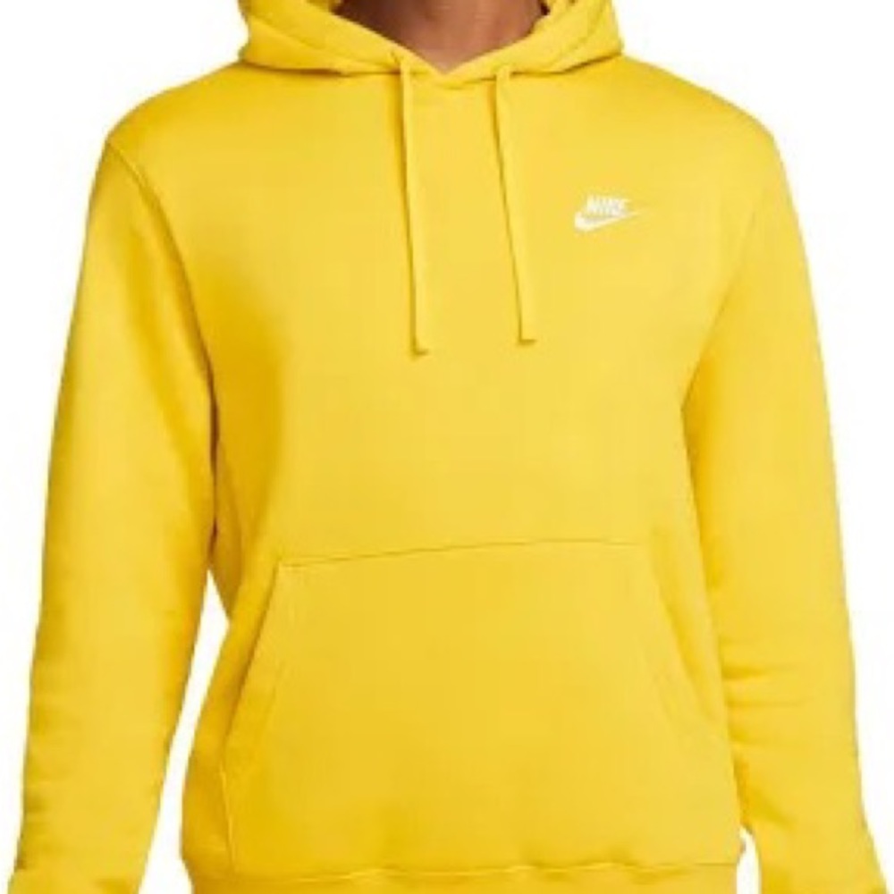 yellow nike hoodie